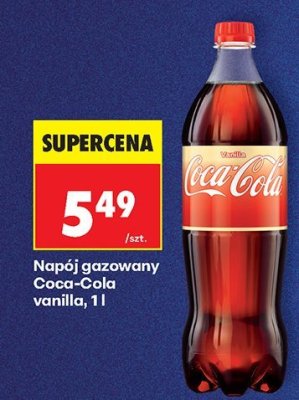 Napój gazowany Coca-Cola vanilla, 1 l promocja w Biedronka