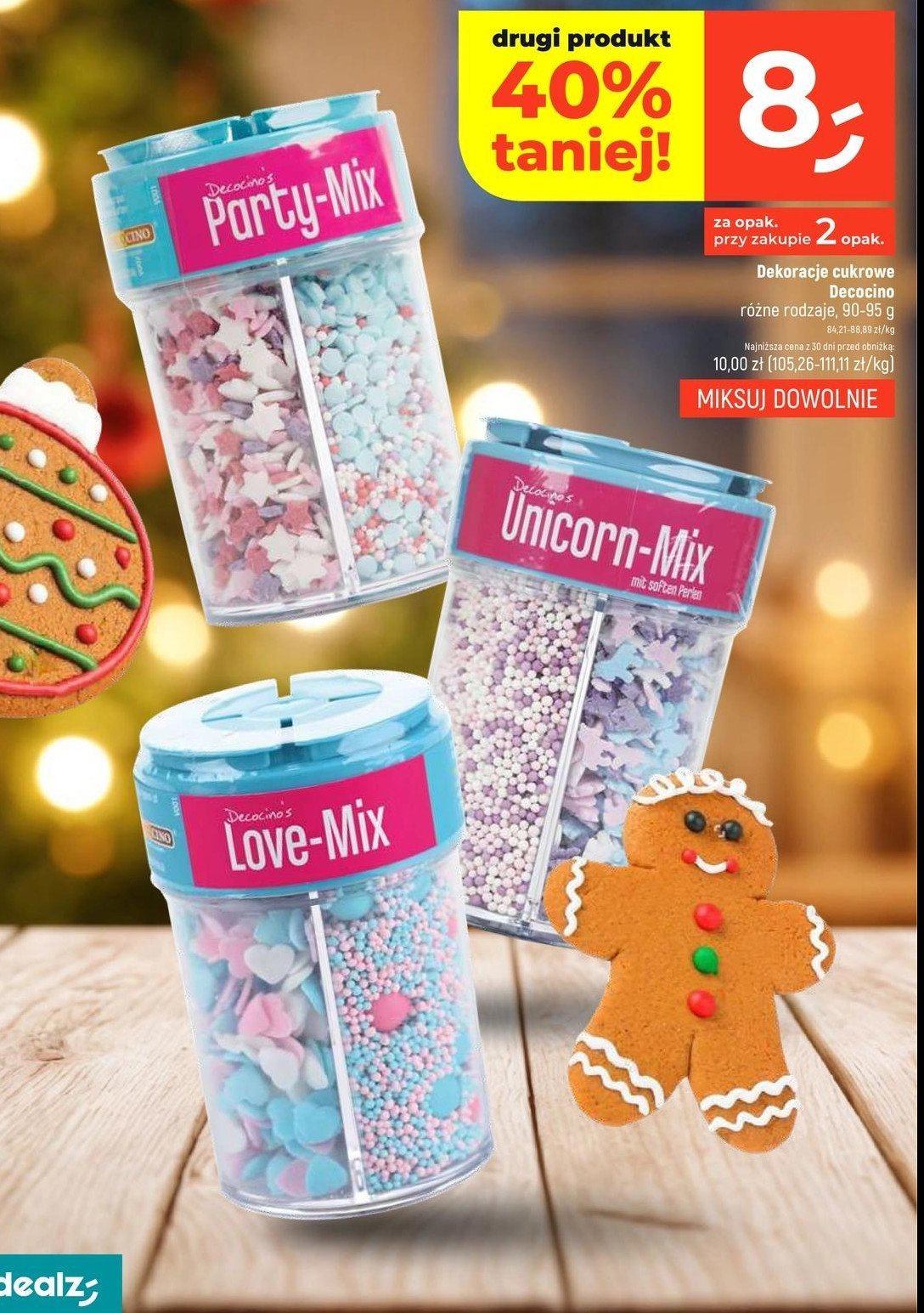 Posypka unicorn-mix Decocino promocja