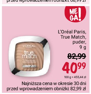 Puder nr n2 L'oreal true match promocja