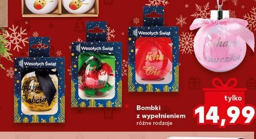 Bombka z wypełnieniem promocja