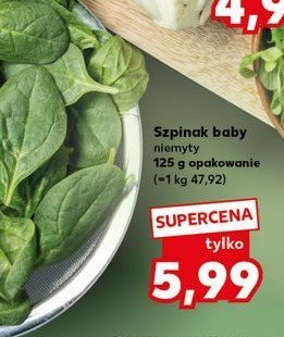 Szpinak baby promocja