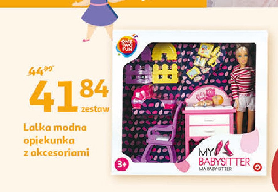 Lalka my babysitter One two fun promocja