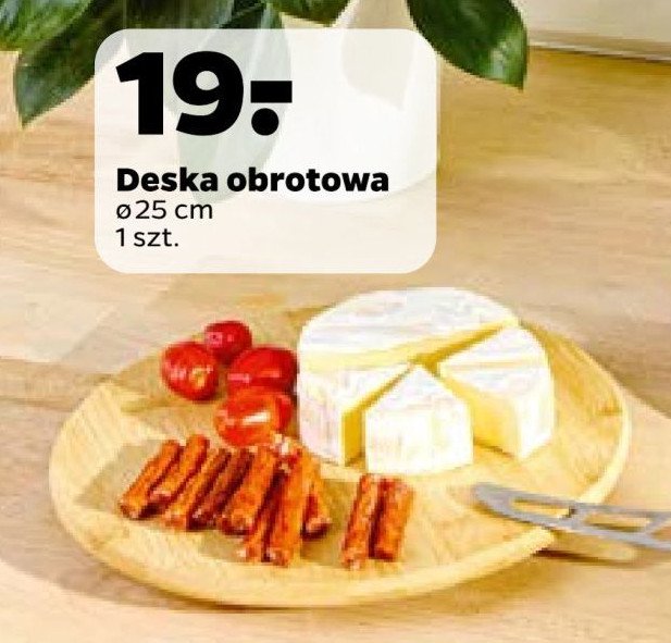 Deska obrotowa 25 cm promocja