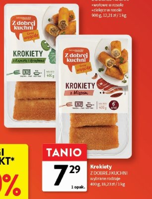 Krokiety, wybrane rodzaje Z DOBREJ KUCHNI promocja w Intermarche