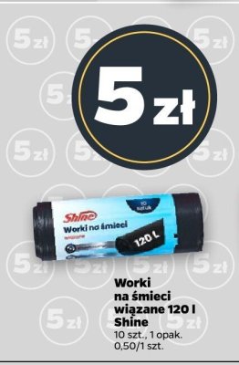 Worki na śmieci wiązane 120 l promocja w Netto