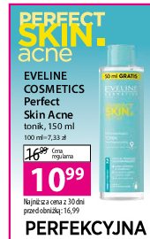 Tonik do twarzy Eveline perfect skin acne promocja