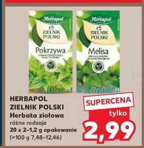 Herbatka pokrzywa Herbapol zielnik polski promocja w Kaufland