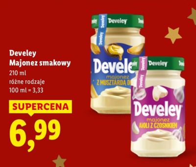 Majonez smakowy Develey różne rodzaje promocja w Lidl