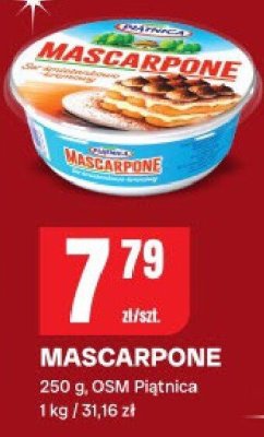 Mascarpone OSM Piątnica promocja w Chorten