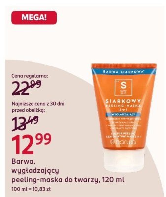 Wygładzający peeling-maska do twarzy, 120 ml promocja w Rossmann