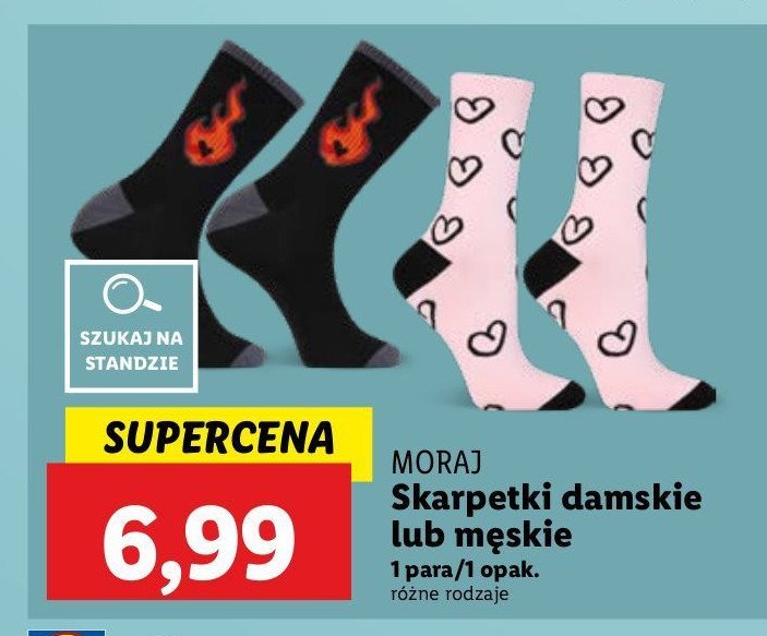 Skarpetki damskie Moraj promocja w Lidl