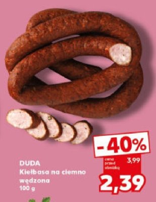 Kiełbasa na ciemno wędzona promocja w Kaufland