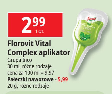 Aplikator do ro艣lin zielonych Florovit promocja