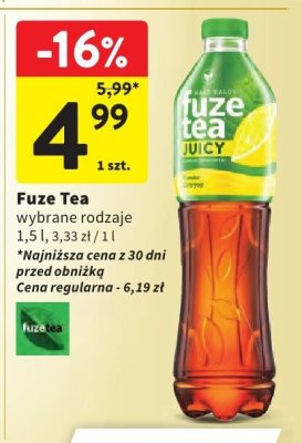 Fuze Tea promocja w Intermarche