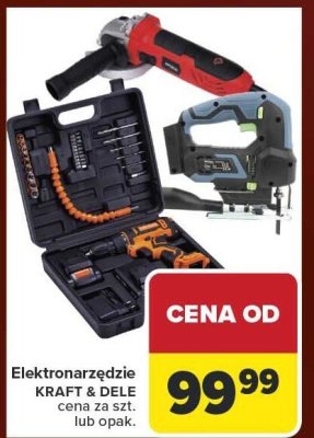 Elektronarzędzie KRAFT & DELE zestaw cena za szt. lub opak. promocja w Carrefour