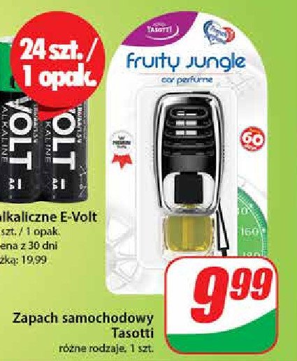Zapach samochodowy fruity jungle TASOTTI promocja
