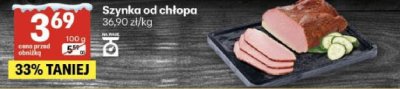 Szynka od chłopa Suchan promocja w Delikatesy Centrum