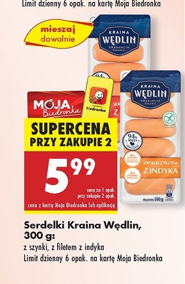 Serdelki z szynki Kraina w臋dlin promocja