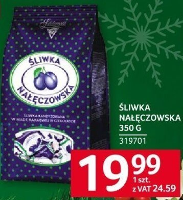 Śliwka nałęczowska w czekoladzie 350 g promocja w Selgros