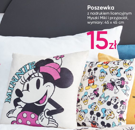 Poszewka 45 x 45 cm myszka miki promocja