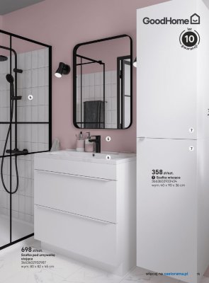 Szafka pod umywalkę stojąca 366360 2932987 promocja w Castorama