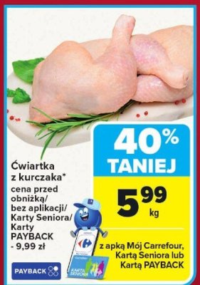 Ćwiartka z kurczaka promocja w Carrefour Market