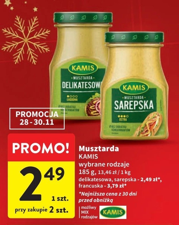 Musztarda francuska Kamis promocja