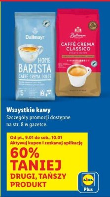 Wszystkie kawy drugi -60% Lidl promocja w Lidl