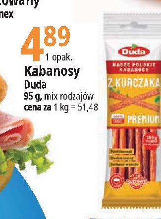 Kabanosy z kurczaka Silesia duda promocja w Leclerc