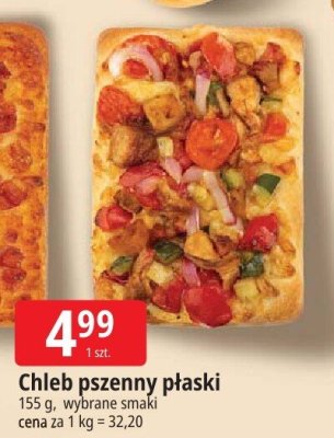 Chleb pszenny płaski promocja w Leclerc