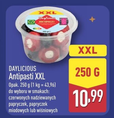 Antipasti XXL papryczki miodowe promocja w Aldi