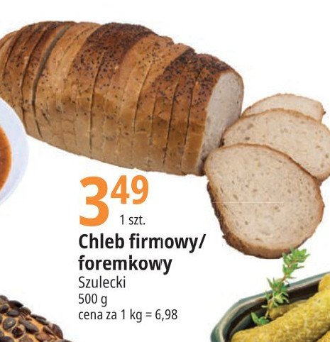 Chleb firmowy PIEKARNIA SZULECKI promocja