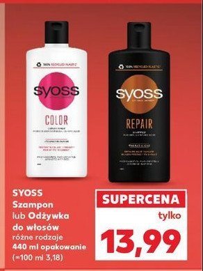 Od偶ywka do w艂os贸w farbowanych tsubaki blossom Syoss color promocja