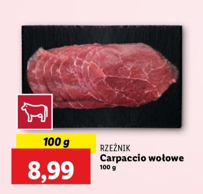Carpaccio wo艂owe Rze藕nik codzienna dostawa promocja