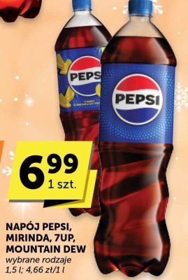 Napój Pepsi, Mirinda, 7up, Mountain Dew promocja w Groszek