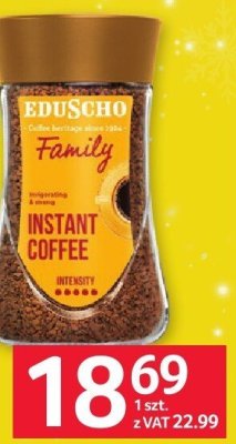 Kawa rozpuszczalna Eduscho Family promocja w Selgros