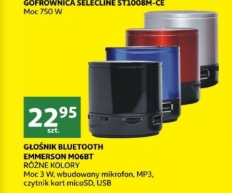 G艂o艣nik bluetooth m06 bt czarny Emmerson promocja