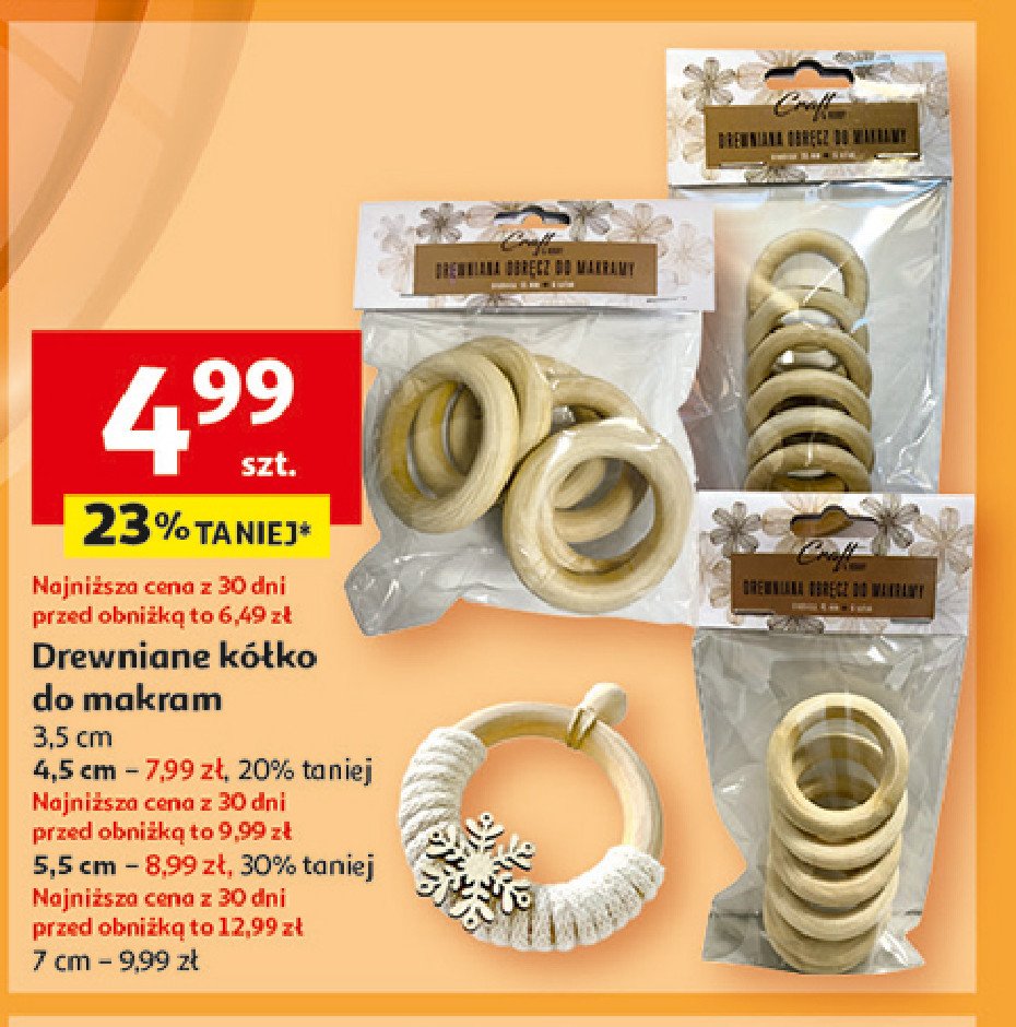 Kółko do makram 3.5 cm promocja