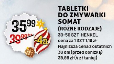Tabletki do zmywarki Somat (różne rodzaje) Henkel promocja w Arhelan