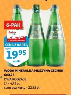 Woda wysokozmineralizowana Muszyna cechini promocja