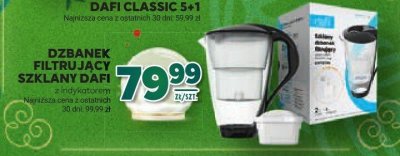 Dzbanek filtrujący szklany Dafi 2 indywidualne kolory promocja w Stokrotka