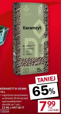 Keramzyt B-20 MM 15L promocja w Selgros