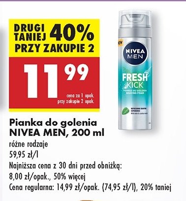 Pianka do golenia promocja w Biedronka