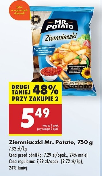 Ziemniaczki Mr. potato promocja w Biedronka
