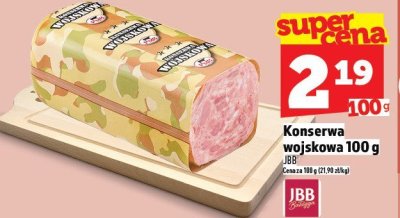 Konserwa wojskowa 100 g promocja w TOPAZ