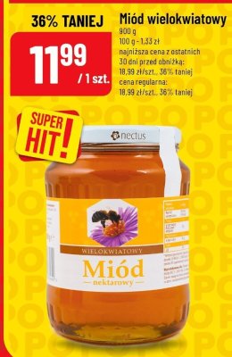 Miód wielokwiatowy nektarowy promocja w POLOmarket