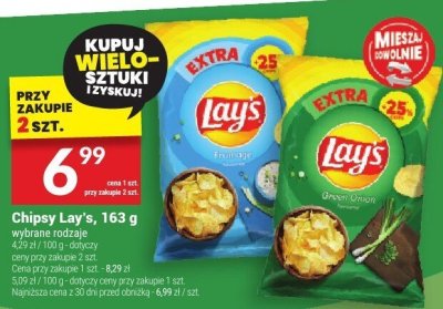 Chipsy Lay's 163g - wybrane rodzaje promocja w Twój Market