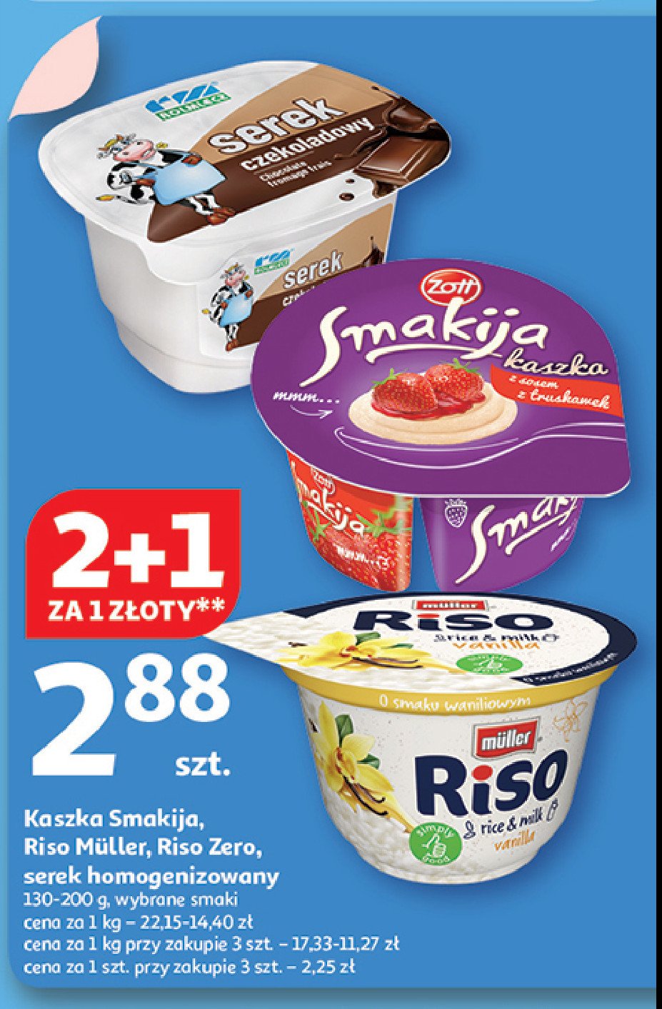 Deser waniliowy Muller riso promocja