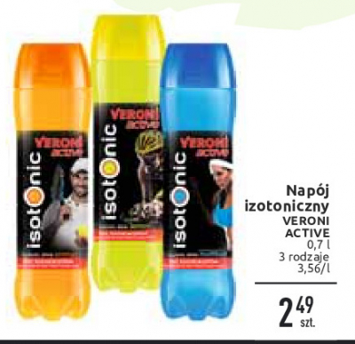 Nap贸j izotoniczny lemon Veroni active isotonic promocja