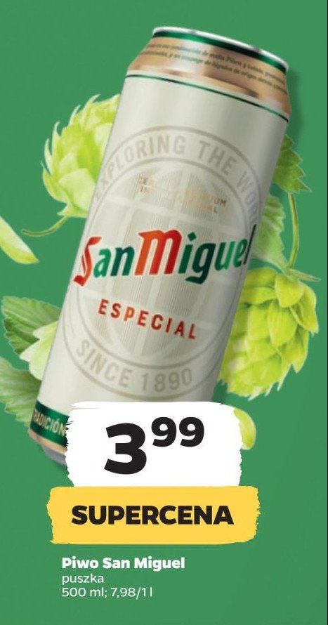 Piwo San miguel especial promocja